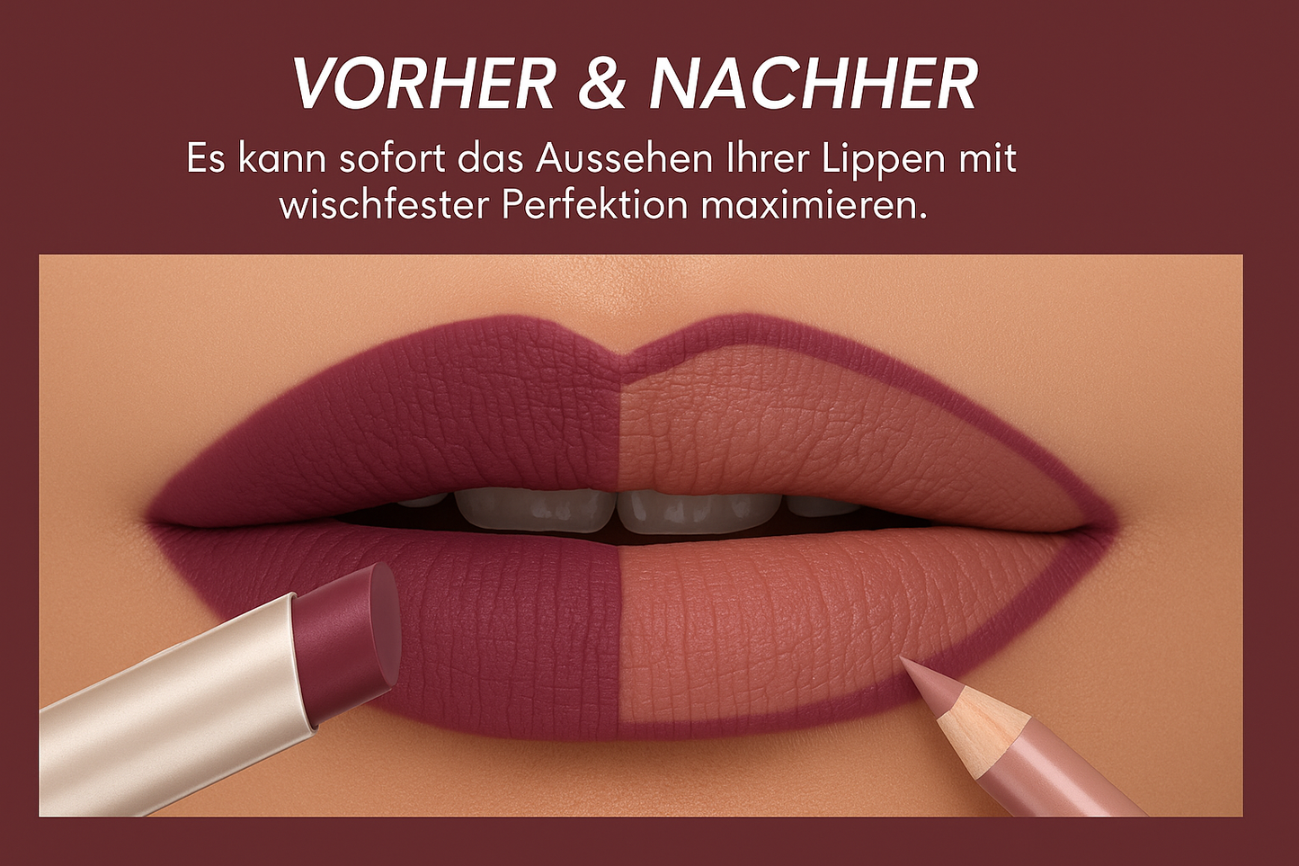 Deutsche Version des Vorher-Nachher-Vergleichs