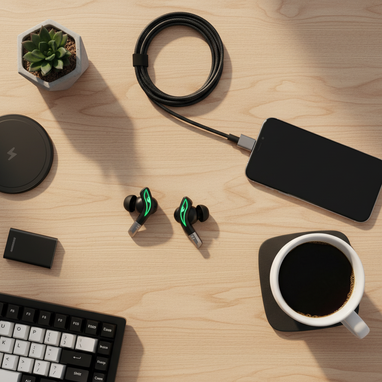 Desk Flat Lay