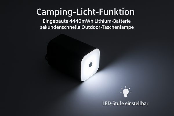 Deutsche Version der Camping-Licht-Funktion