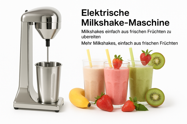 Deutsche Version der elektrischen Milkshake-Maschine