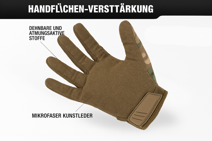 Deutsche Version der Handschuh-Features
