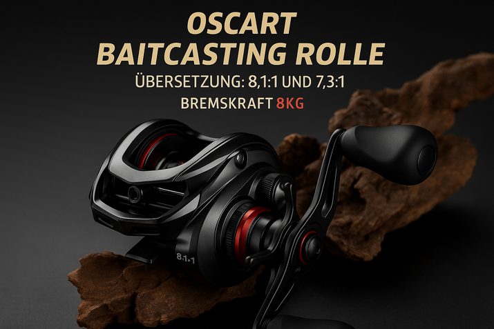 Deutsche Version der OSCART Baitcasting Rolle