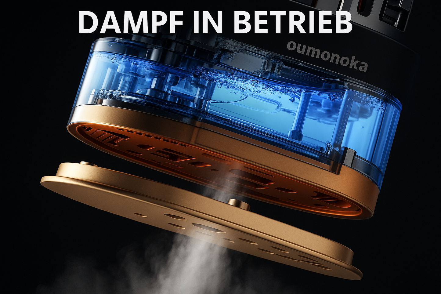 Deutsche Version des Dampfgarers in Aktion