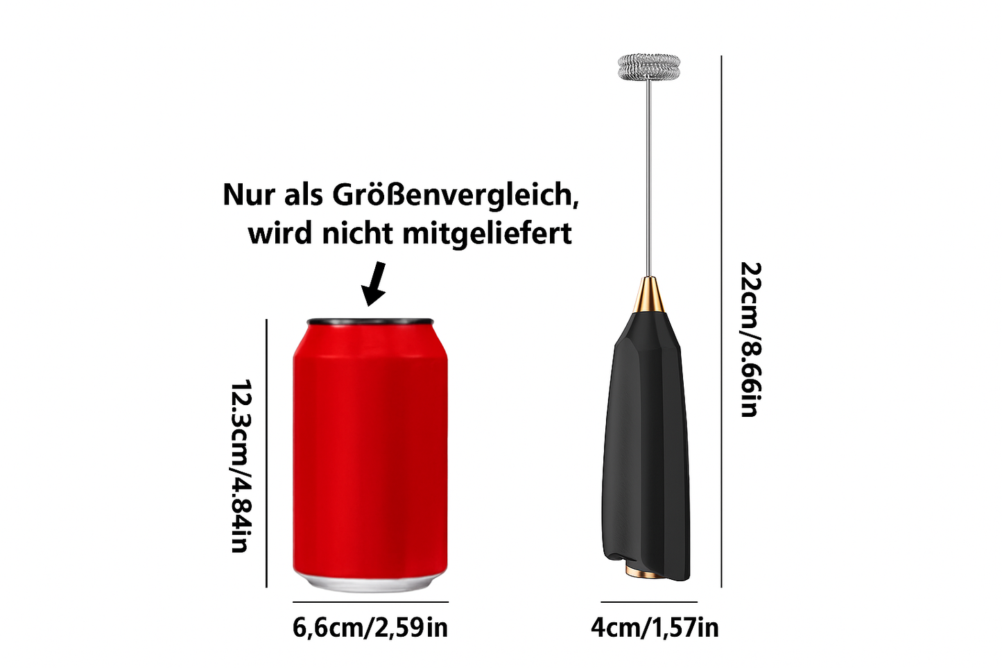 Deutsche Version des Größenvergleichs