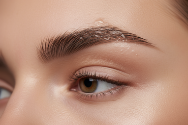 Perfekt definierte Augenbrauen